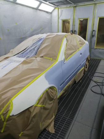 Pintura Mercedes Benz 